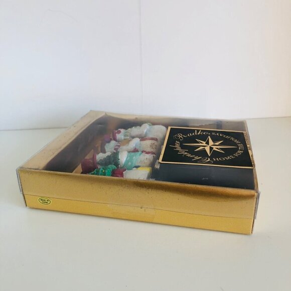 Christopher Radko Holiday Spreader Set 4 Cheese Snowmen New Pate Christmas - Picture 4 of 5